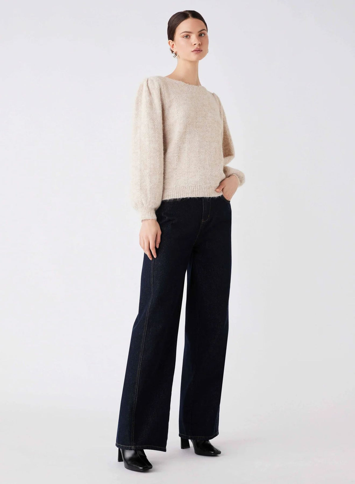 ESMAEE Meridian Sweater - Nude Jumpers + Knitwear - Zabecca Living