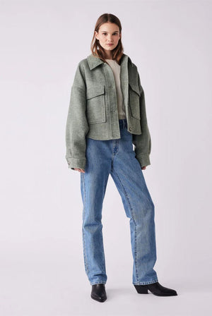 ESMAEE Outland Shacket - Seafoam Winter Jacket - Zabecca Living