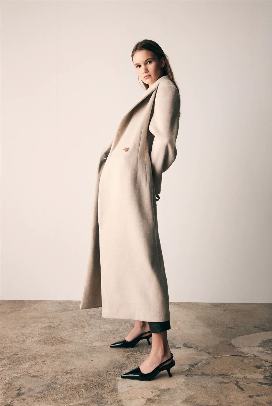 ESMAEE Rhythm Coat - Oatmeal Coat - Zabecca Living