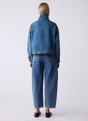 ESMAEE Terminal Denim Jacket - Blue Denim Jackets + Coats - Zabecca Living