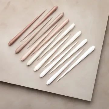 ESTER & ERIK Taper Candle 32cm (Pair) - Pure White CANDLE - Zabecca Living