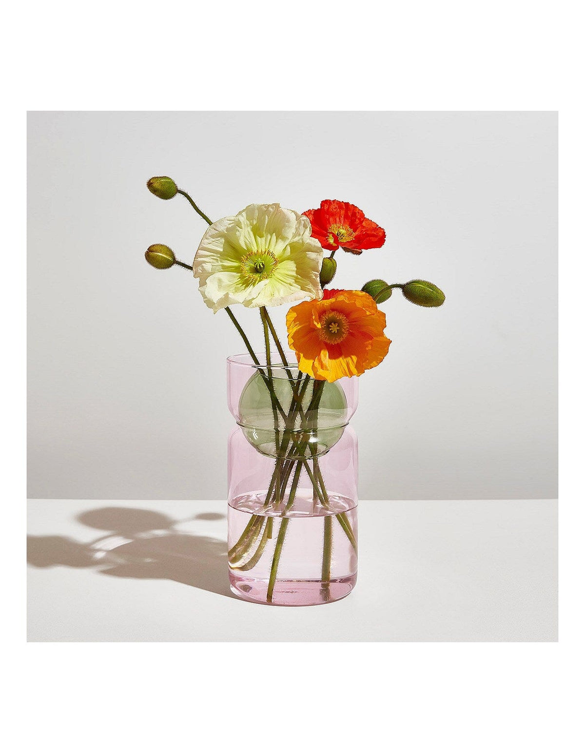 FAZEEK Balance Vase - Pink + Green DRINKWARE - Zabecca Living
