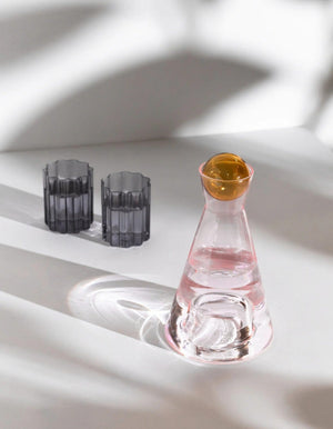 FAZEEK Vice Versa Carafee - Pink + Amber DRINKWARE - Zabecca Living