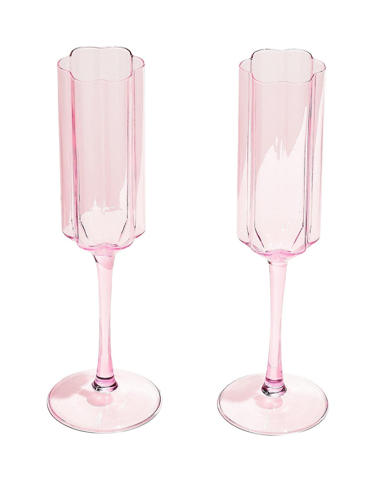 FAZEEK Wave Flute - Pink DRINKWARE - Zabecca Living