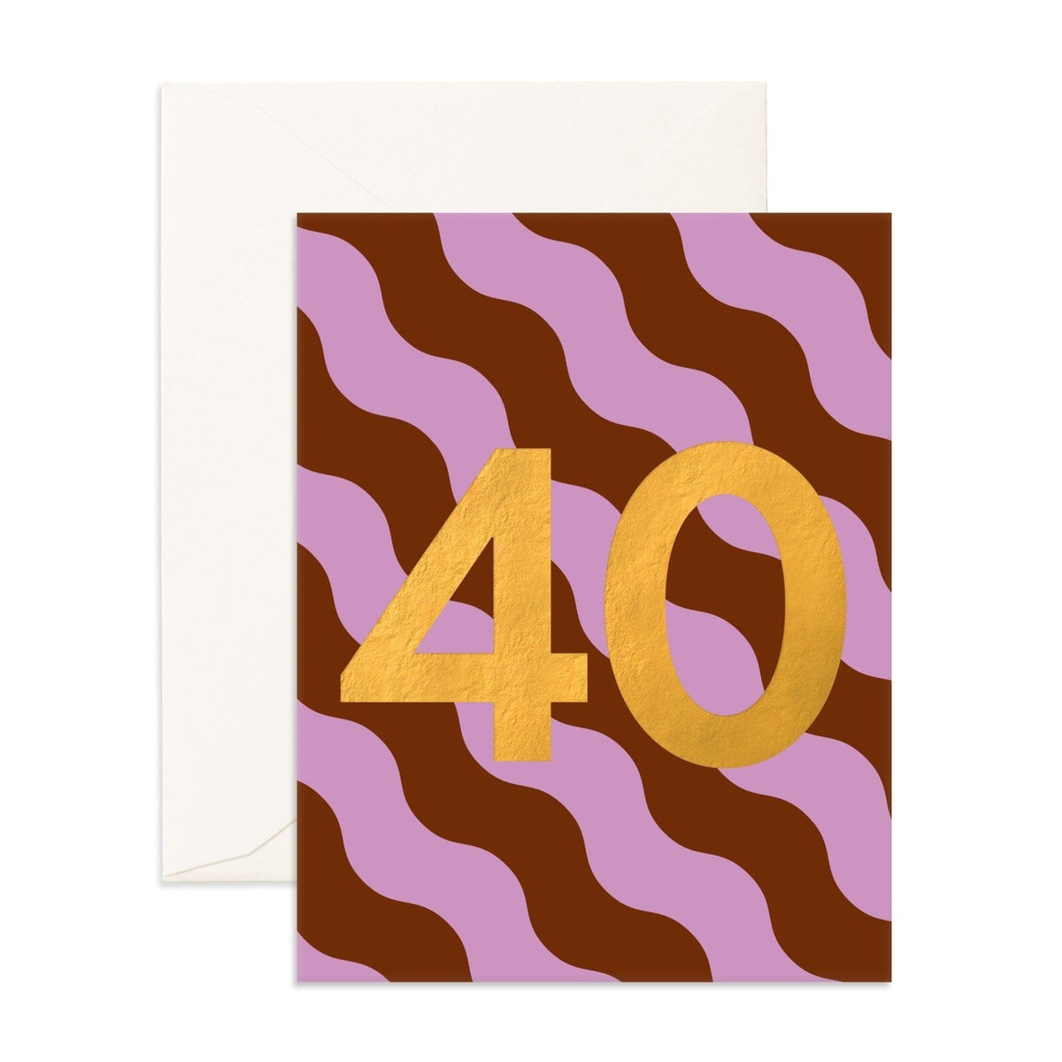 FOX & FALLOW Greeting Card - No. 40 Cherry Ripple greeting card - Zabecca Living