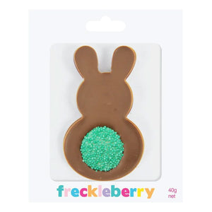 FRECKLEBERRY Chocolate Bunny Freckle Tail - Blue Tail Chocolate - Zabecca Living