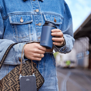 FRESSKO Bino Reusable Cup 8oz - Denim COFFEE, TEA & DRINKS - Zabecca Living