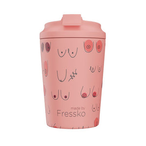 FRESSKO Camino Reusable Cup 12oz - Boobie Peachy COFFEE, TEA & DRINKS - Zabecca Living