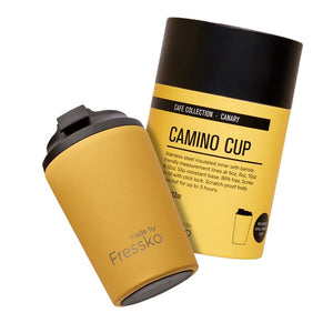 FRESSKO Camino Reusable Cup 12oz - Canary COFFEE, TEA & DRINKS - Zabecca Living