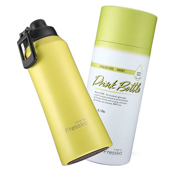 FRESSKO Core Drink Bottle 1L - Sherbet COFFEE, TEA & DRINKS - Zabecca Living