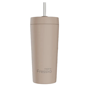 FRESSKO Venti Ceramic Tumbler 600ml - Oat COFFEE, TEA & DRINKS - Zabecca Living