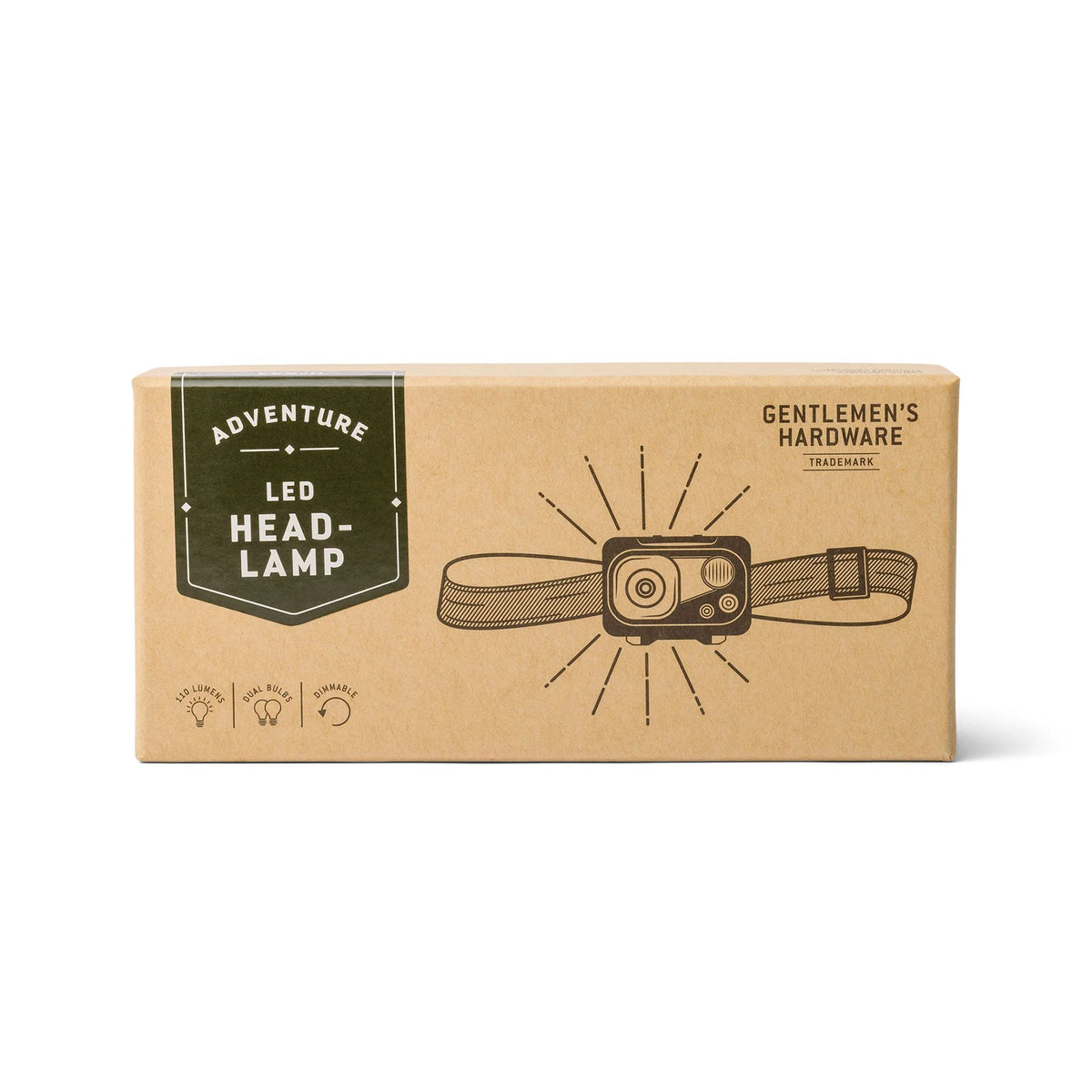 GENTLEMEN'S HARDWARE LED Head Lamp PICNIC & HOLIDAYS - Zabecca Living