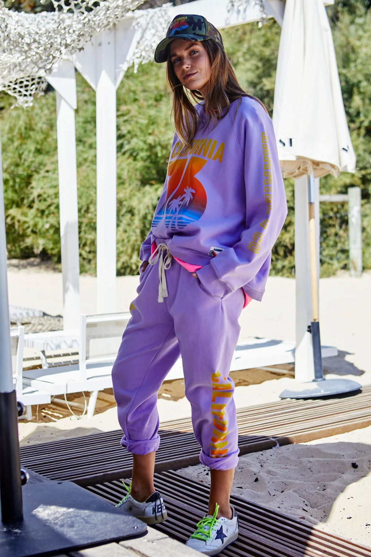HAMMILL & CO California Track Pant - Lavender PANTS - Zabecca Living