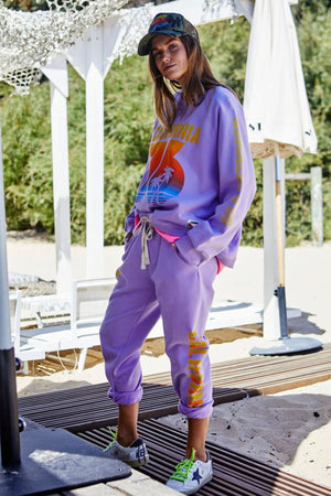 HAMMILL & CO California Track Pant - Lavender PANTS - Zabecca Living