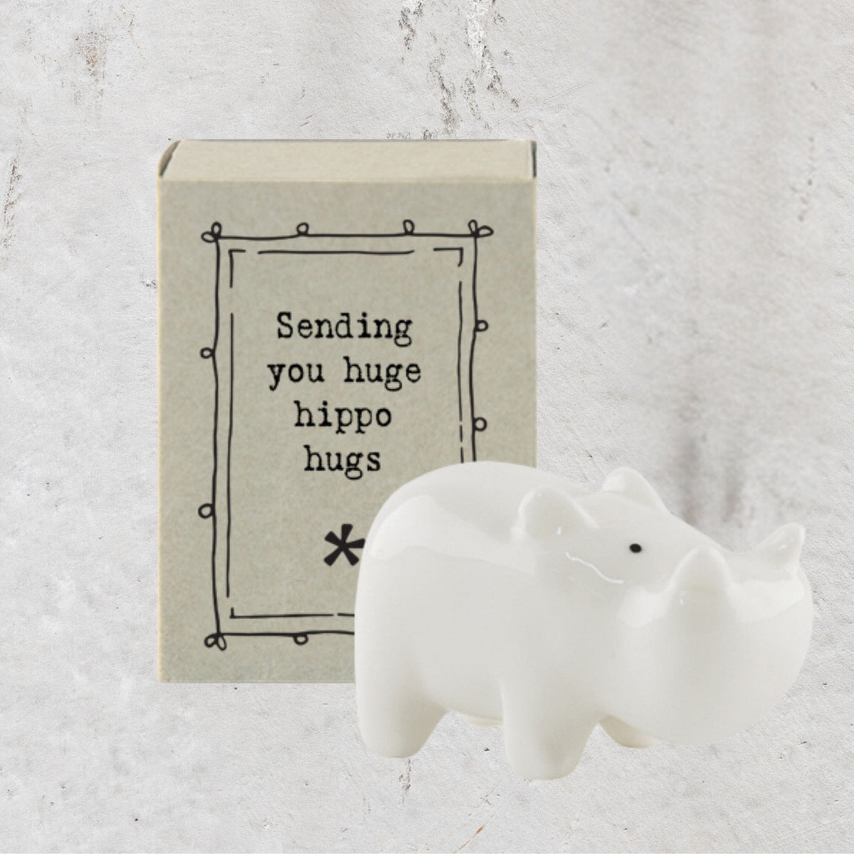 HEAVEN IN EARTH Little Hippo Porcelain CERAMICS - Zabecca Living