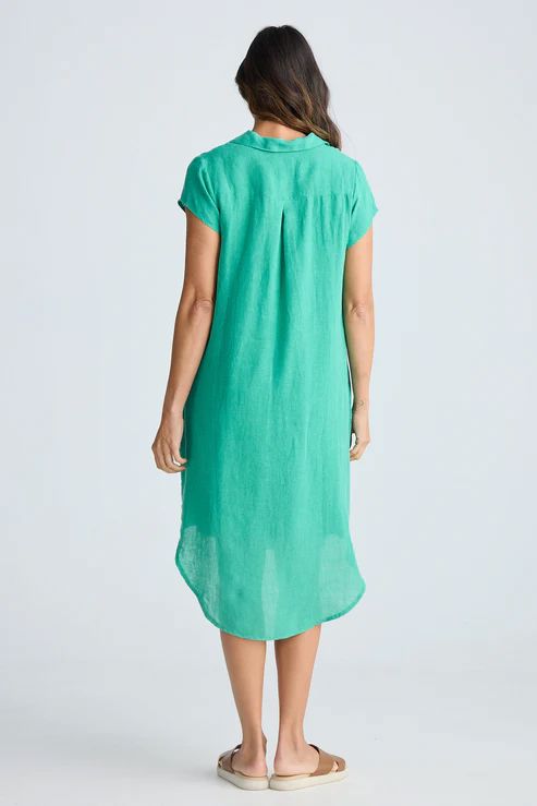 HOLIDAY Ahoy Tunic - Jade Green DRESS - Zabecca Living