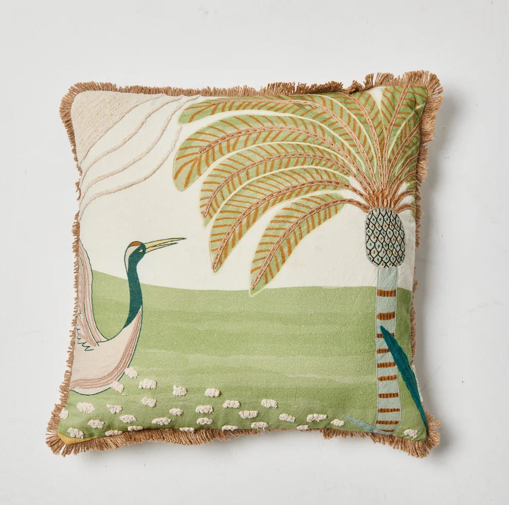 HOLIDAY Antigua Bay Cushion - Olive Cushion - Zabecca Living