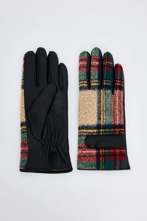 HOLIDAY Cabin Gloves - Plaid GLOVES - Zabecca Living