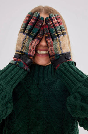 HOLIDAY Cabin Gloves - Plaid GLOVES - Zabecca Living