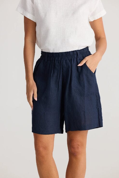 HOLIDAY Captain Shorts - Navy SHORTS - Zabecca Living