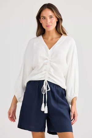 HOLIDAY Happy Hour Top - White Tops - Zabecca Living