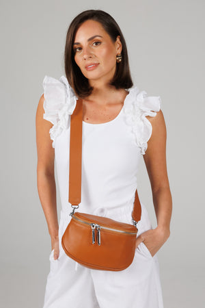 HOLIDAY Kensington Pouch Bag - Tan HANDBAG - Zabecca Living