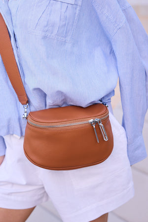 HOLIDAY Kensington Pouch Bag - Tan HANDBAG - Zabecca Living