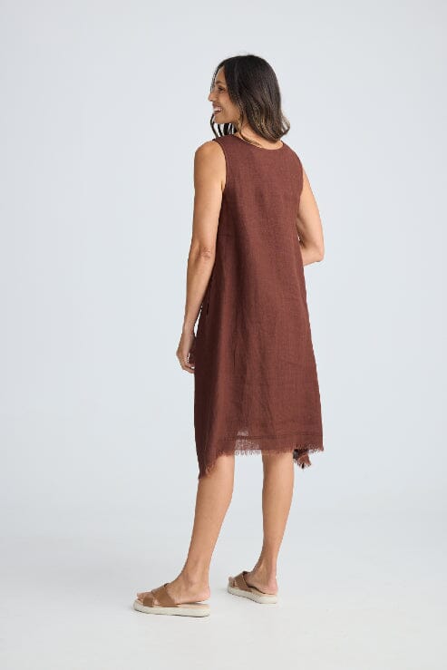 HOLIDAY Miranda Dress - Chocolate DRESS - Zabecca Living