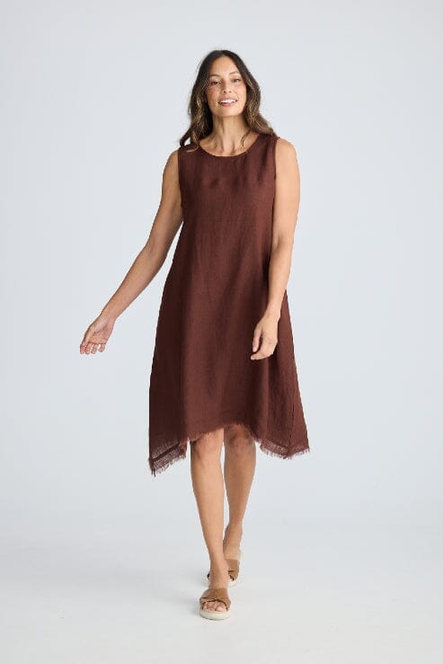 HOLIDAY Miranda Dress - Chocolate DRESS - Zabecca Living