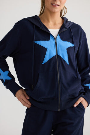 HOMELOVE Accent Hoodie - Navy SWEATER - Zabecca Living