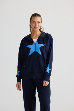HOMELOVE Accent Hoodie - Navy SWEATER - Zabecca Living