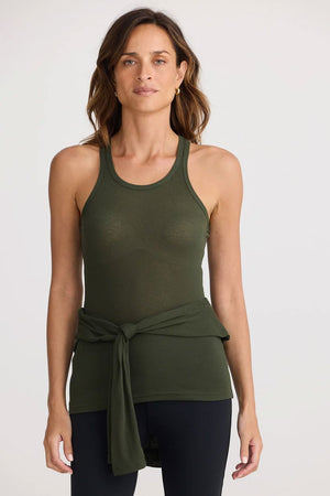 HOMELOVE Double Trouble Top - Forest Long Sleeve Tee - Zabecca Living