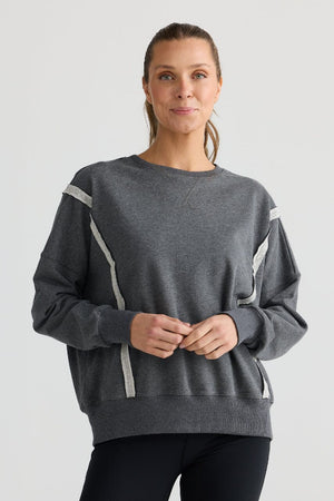 HOMELOVE Energy Sweater - Charcoal SWEATER - Zabecca Living