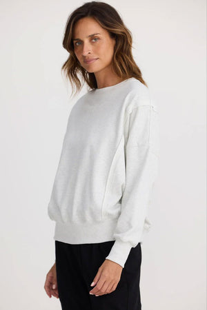 HOMELOVE Energy Sweater - Grey Marle Jumpers + Knitwear - Zabecca Living