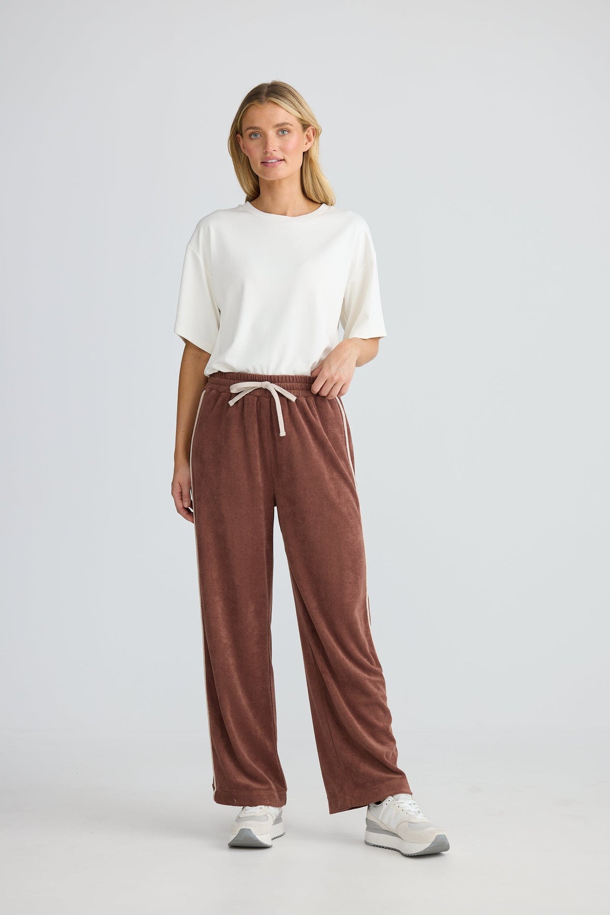 HOMELOVE Floor Plan Pant - Coffee PANTS - Zabecca Living
