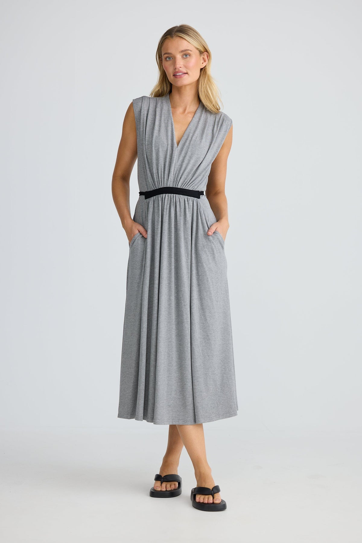 HOMELOVE Free Time Dress - Grey Marle Dress - Zabecca Living
