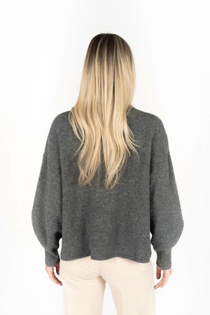 HUMIDITY LIFESTYLE Chantae Jumper - Grey Jumpers + Knitwear - Zabecca Living