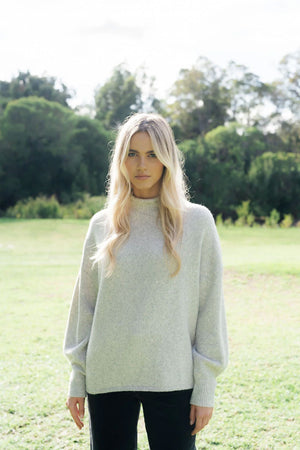 HUMIDITY LIFESTYLE Chantae Jumper - Snow Jumpers + Knitwear - Zabecca Living