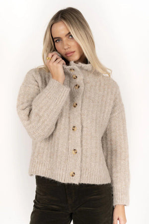HUMIDITY LIFESTYLE Fuse Cardi - Oatmeal CARDIGAN - Zabecca Living