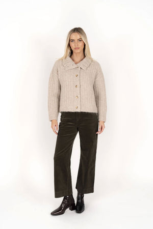 HUMIDITY LIFESTYLE Fuse Cardi - Oatmeal CARDIGAN - Zabecca Living