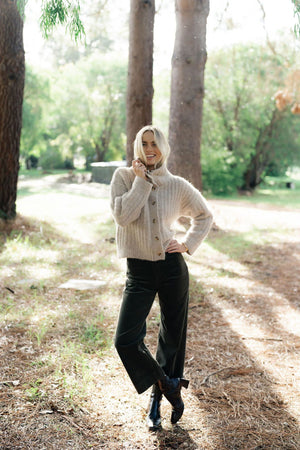 HUMIDITY LIFESTYLE Fuse Cardi - Oatmeal CARDIGAN - Zabecca Living