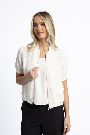 HUMIDITY LIFESTYLE Harper Jacket - Ivory Jacket - Zabecca Living
