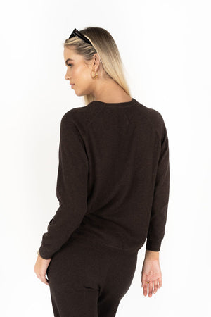 HUMIDITY LIFESTYLE Lexie Sweater - Expresso Jumpers + Knitwear - Zabecca Living