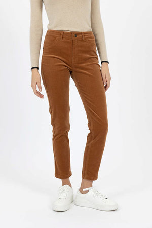 HUMIDITY LIFESTYLE Queen Cord Jean - Caramel JEANS - Zabecca Living