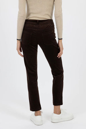 HUMIDITY LIFESTYLE Queen Cord Jean - Cocoa JEANS - Zabecca Living