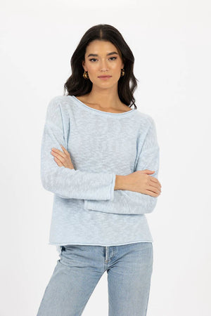 HUMIDITY LIFESTYLE Sofia Sweater - Ice Blue Jumpers + Knitwear - Zabecca Living