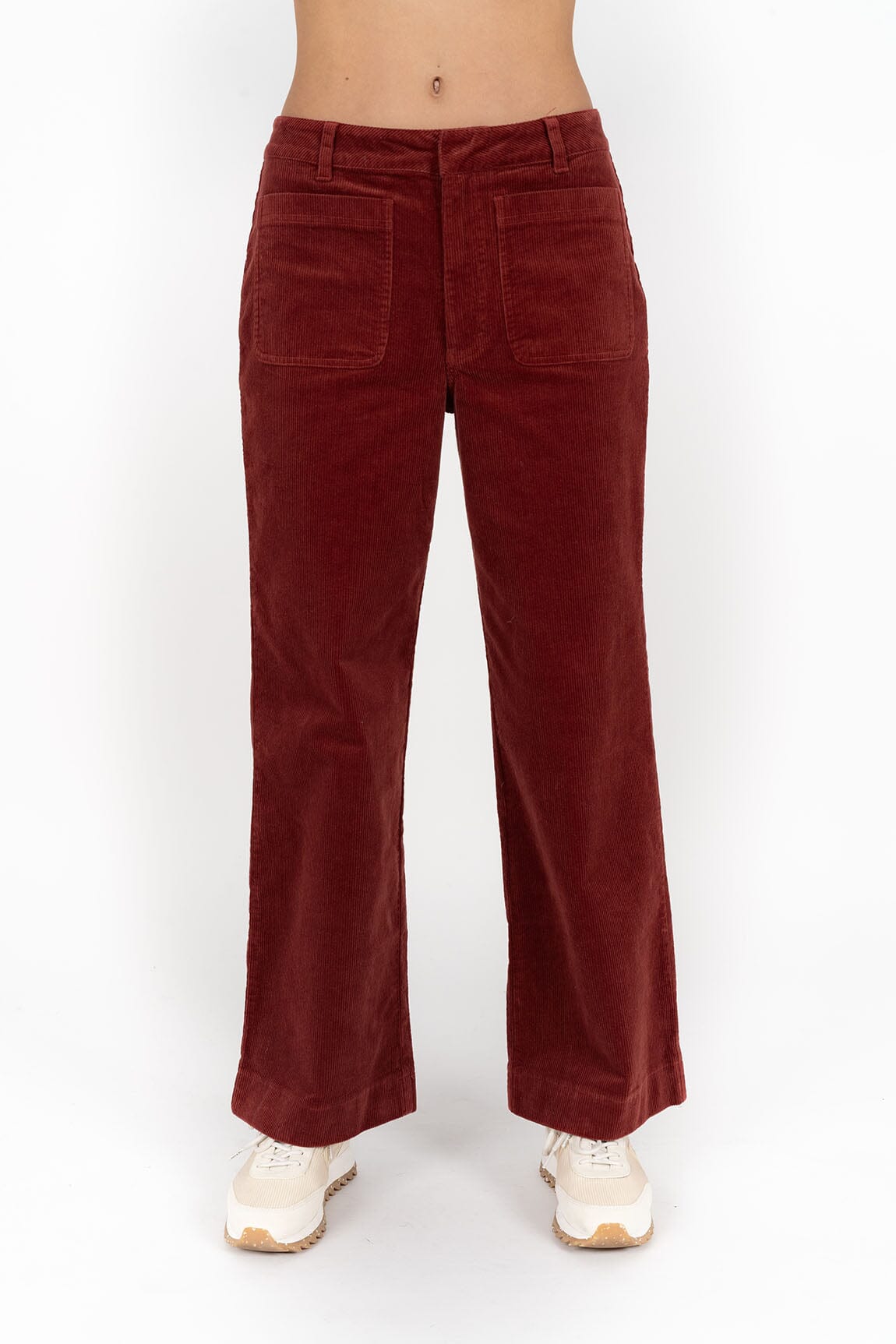 HUMIDITY LIFESTYLE Suki Cord Pant - Rust PANTS - Zabecca Living