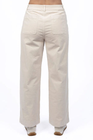 HUMIDITY LIFESTYLE Suki Cord Pant - Vanilla PANTS - Zabecca Living