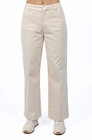 HUMIDITY LIFESTYLE Suki Cord Pant - Vanilla PANTS - Zabecca Living