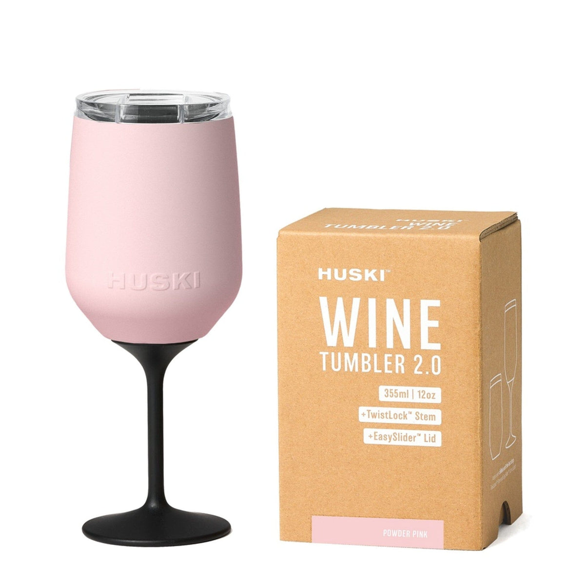 HUSKI Wine Tumbler - Powder Pink DRINKWARE - Zabecca Living